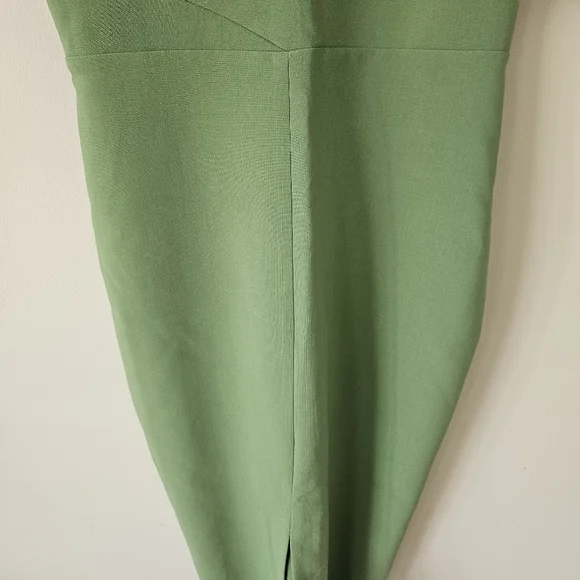 green dress with sweater Green Blazer Maxi Dress - She-E-O, Small Ellae Lisque - Sophisticated Dress for Corporate Events & Business Functions main image 0
